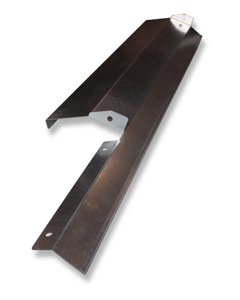 Dust guide plate galv lh f/dust belt idler OS175 V17